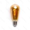 Bombilla de Filamento LED E27 ST64 6W Luz Cálida 2200K