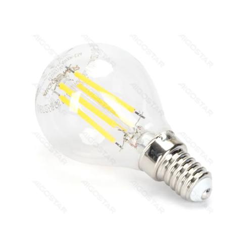 Bombilla de Filamento LED Regulable E14 G45 4W Luz Fría 6500K