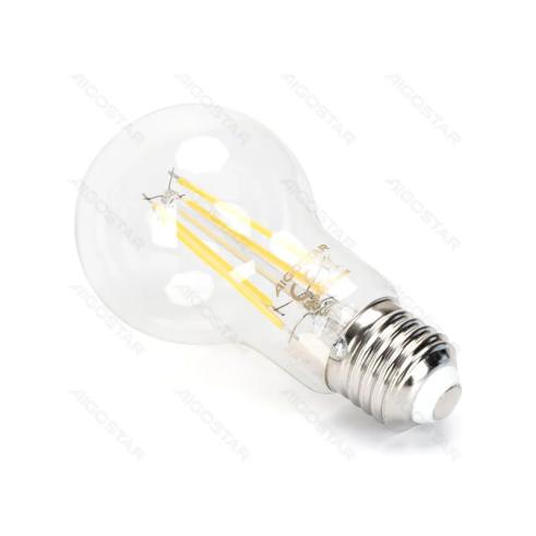 Bombilla de Filamento LED Regulable E27 A60 6W Luz Cálida 2700K
