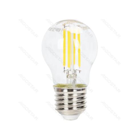 Bombilla de Filamento LED Regulable E27 G45 4W Luz Fría 6500K