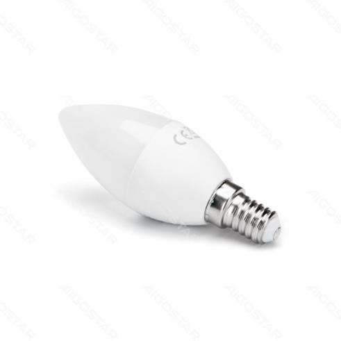 BOMBILLA LED A5 C37 / 4,9W E14 LUZ FRÍA 6500K