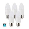 BOMBILLA LED A5 C37 / 5W E27 LUZ BLANCA 6400K (PACK 5 UNIDADES)
