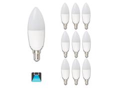 BOMBILLA LED A5 C37 / 7W E27 LUZ BLANCA 6400K (PACK 10 UNIDADES)