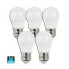 BOMBILLA LED A5 G45  BIG ANGLE / 6W E27 LUZ BLANCA 6400K (PACK 5 UNIDADES)