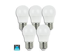 BOMBILLA LED A5 G45  BIG ANGLE / 6W E27 LUZ BLANCA 6400K (PACK 5 UNIDADES)