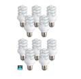 BOMBILLA LED B5 SPIRAL / 9W E27 LUZ BLANCA 6400K (PACK 10 UNIDADES)