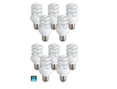 BOMBILLA LED B5 SPIRAL / 9W E27 LUZ BLANCA 6400K (PACK 10 UNIDADES)
