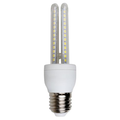 Bombilla LED T3 2U / 9W E27 Luz Fría 6500K