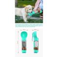 Botella de Agua Multifuncional para Mascotas Turquesa 300ml