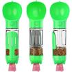 Botella de Agua Multifuncional para Mascotas Verde 300ml