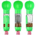 Botella de Agua Multifuncional para Mascotas Verde 300ml