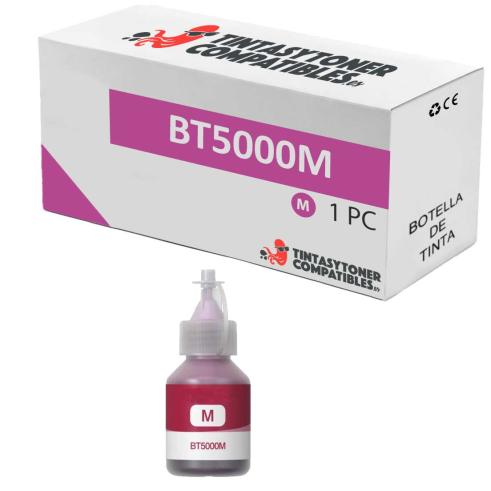 Botella de Tinta Compatible Brother BT5000 Magenta