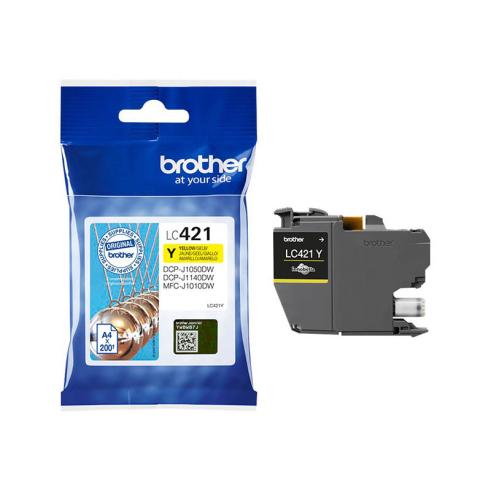 Brother LC421 Amarillo Original