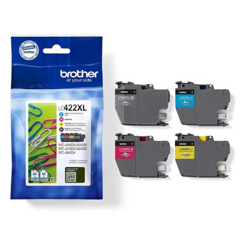 Brother LC422XL Pack de 4 Originales