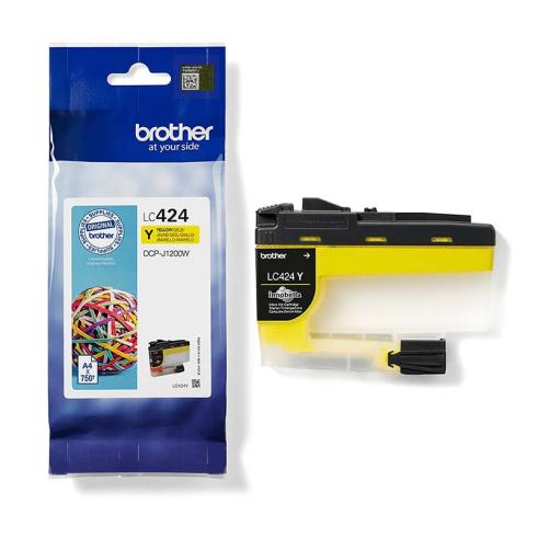 Brother LC424 Amarillo Original