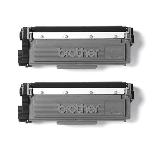 Brother TN2320 Negro Pack de 2 Originales