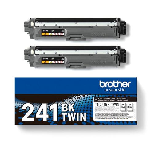 Brother TN241 Negro Pack de 2 Originales