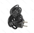 Cable de alimentación Europeo CEE 7/7 a Schuko C13 1.80m