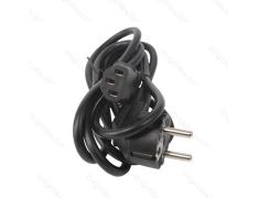 Cable de alimentación Europeo CEE 7/7 a Schuko C13 1.80m