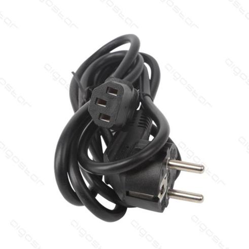 Cable de alimentación Europeo CEE 7/7 a Schuko C13 1.80m