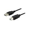 Cable de Impresora USB-A 2.0 Macho a USB-B Macho 1.8m
