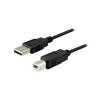 Cable de Impresora USB-A 2.0 Macho a USB-B Macho 3m