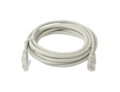 Cable de red CAT6 3m Gris
