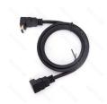 Cable HDMI Acodado de 1 m Negro