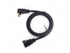 Cable HDMI Acodado de 1 m Negro