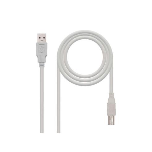 Cable Impresora USB A 2.0 Macho a USB B Macho 1,80 m Nanocable