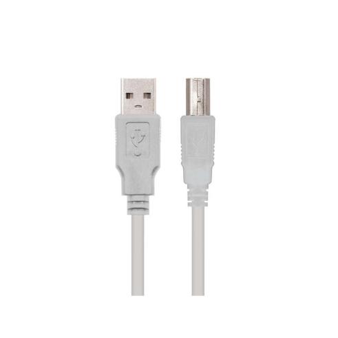 Cable Impresora USB A 2.0 Macho a USB B Macho 1,80 m Nanocable