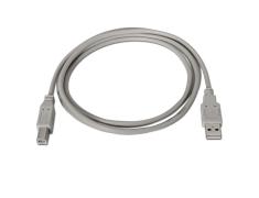 Cable USB 2.0 Impresora Tipo A Macho a Tipo B Macho 1,8 m Color Beige Aisens