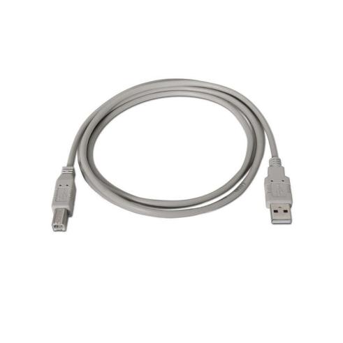 Cable USB 2.0 Impresora Tipo A Macho a Tipo B Macho 1 m Color Beige Aisens