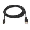 Cable USB 2.0 - Tipo A Macho a Mini B Macho 1.8m Negro Aisens