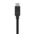 Cable USB 3.1 Gen2 10Gbps 3A - Tipo USB-C/M-A Macho - 1.5m Negro Aisens