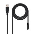 Cable USB-A 2.0 Macho a Micro-USB Macho 1.80m Nanocable