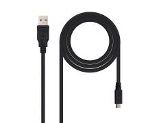 Cable USB-A 2.0 Macho a Micro-USB Macho 1.80m Nanocable