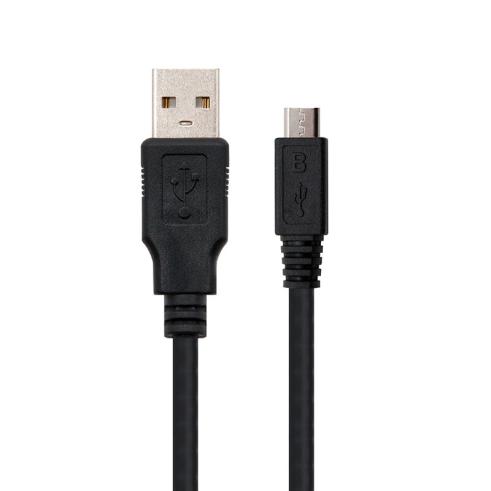 Cable USB-A 2.0 Macho a Micro-USB Macho 1.80m Nanocable