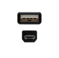Cable USB-A 2.0 Macho a Micro-USB Macho 1.80m Nanocable