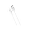 Cable USB-A Lightning Carga + Transmision de Datos Alta Velocidad 2.4 A 1 m Blanco XO
