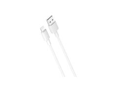 Cable USB-A Lightning Carga + Transmision de Datos Alta Velocidad 2.4 A 1 m Blanco XO