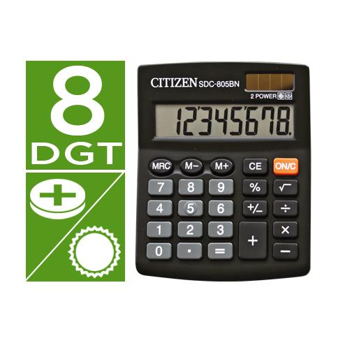 CALCULADORA CITIZEN SDC-805 8 digitos