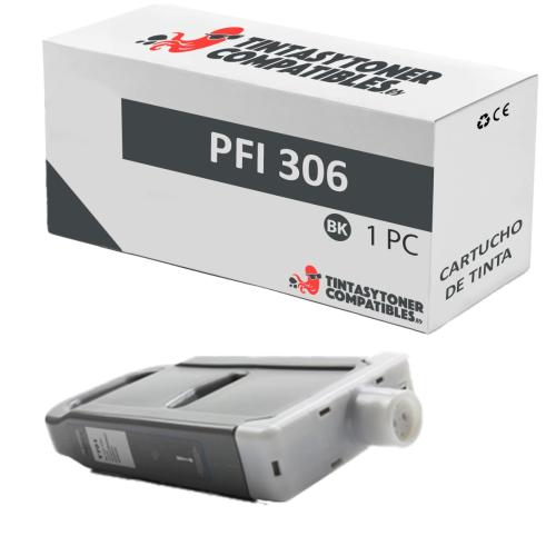 Canon PFI306 Negro Tinta Pigmentada Compatible