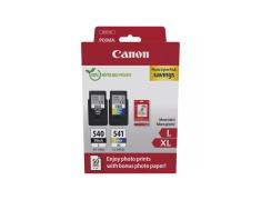Canon PG540L Negro + CL541XL Color Pack de Originales + 50 Hojas de Papel Fotográfico