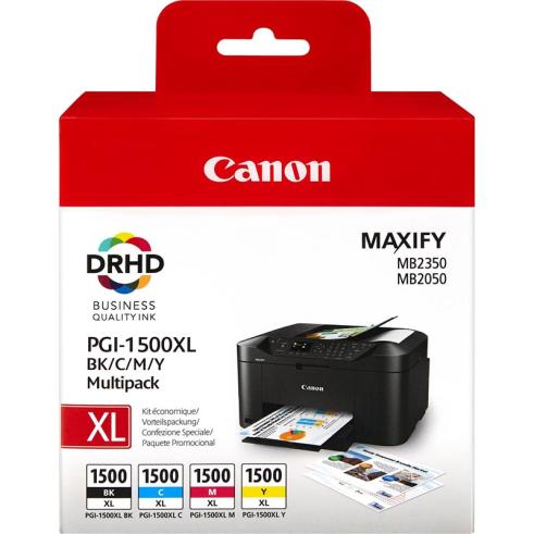 Canon PGI 1500 XL Pack de 4 Originales
