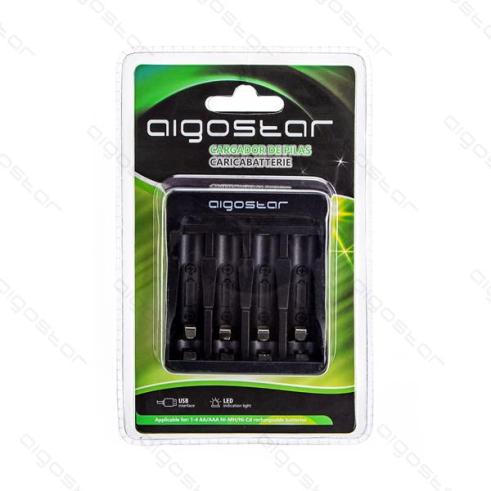 CARGADOR DE 4 PILAS AA/AAA
