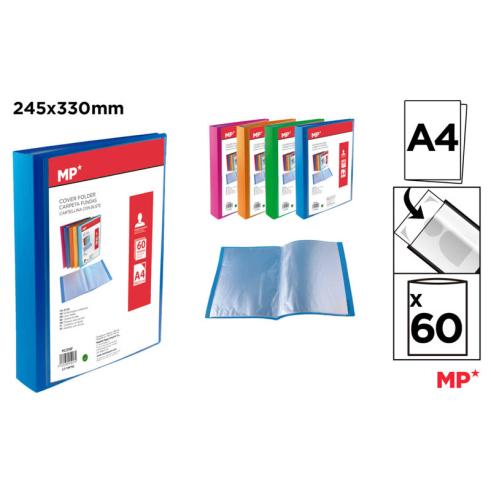 CARPETA 60 FUNDAS A4 TAPA PERSONALIZADA MP