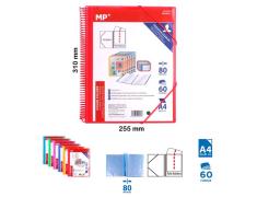Carpeta con Fundas de Plastico A4 con Portada Cambiable