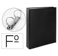 Carpeta de 2 Anillas 40mm de Plástico Negro