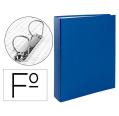 Carpeta de 2 Anillas 40mm de Plástico Azul